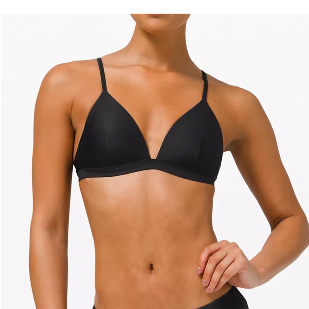 Lululemon C cup size 6 black bathing suit